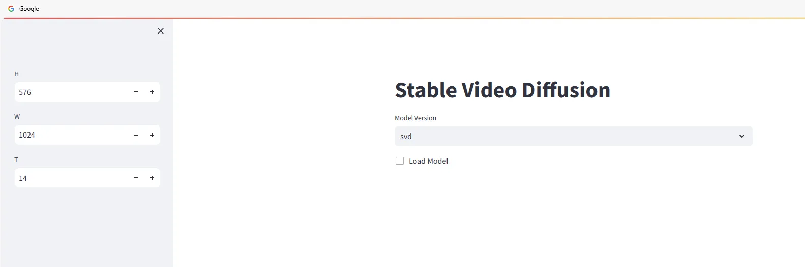 web of stable video diffusion